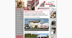 Desktop Screenshot of frankenlifte.de